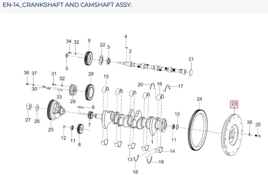 FLY-WHEEL-D.C.(FOR CRDI)                           