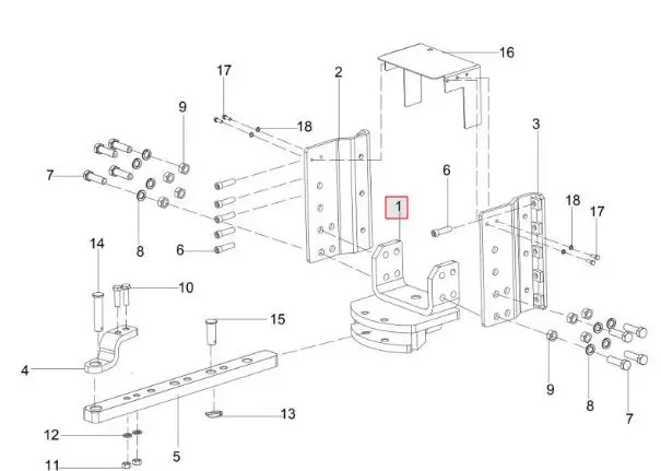 SWINGING DRAWBAR (EXPORT E-MARK)