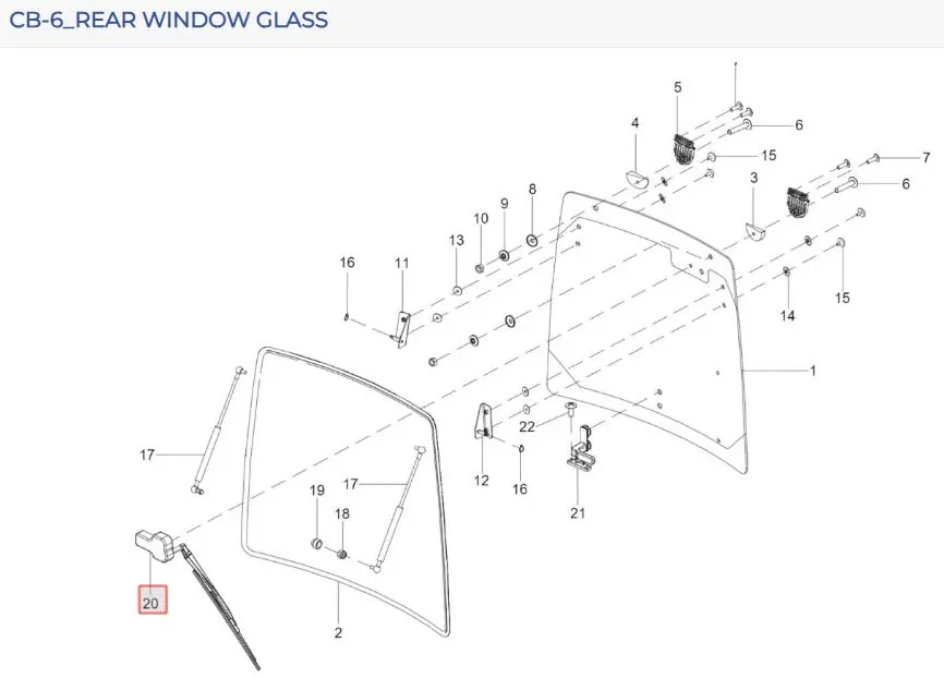 REAR WIPER KIT ASSY