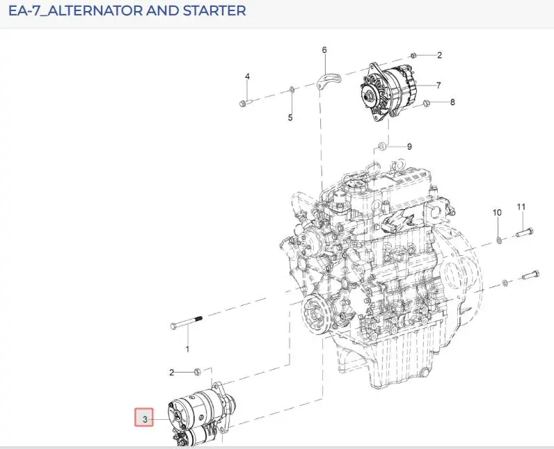 STARTER MOTOR (AUTOLEK) GT