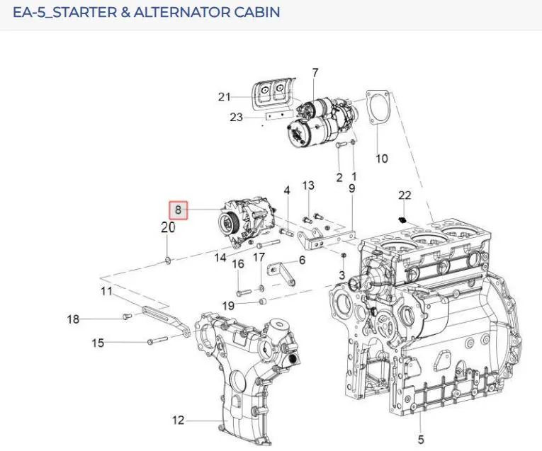 ALTERNATOR 120A AMPS