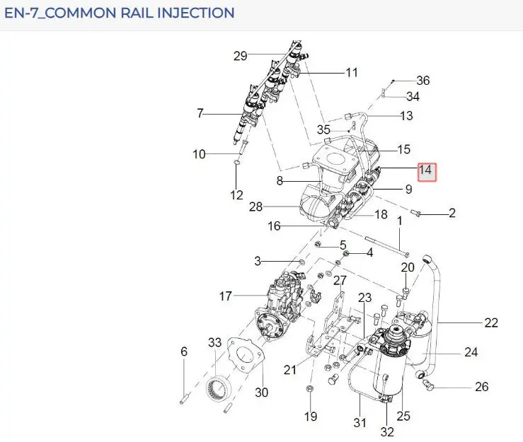 Common Rail (A 445 213 207) 3cyl.-CRDI
