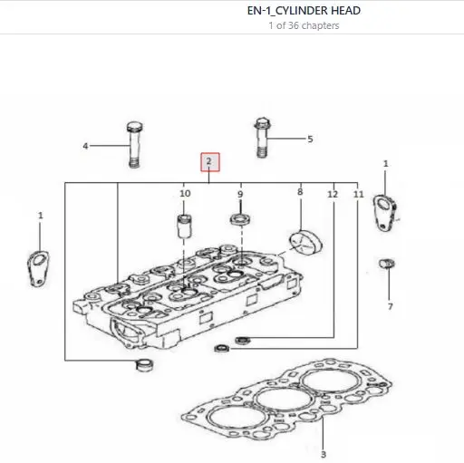 HEAD ASSY. CYLINDER