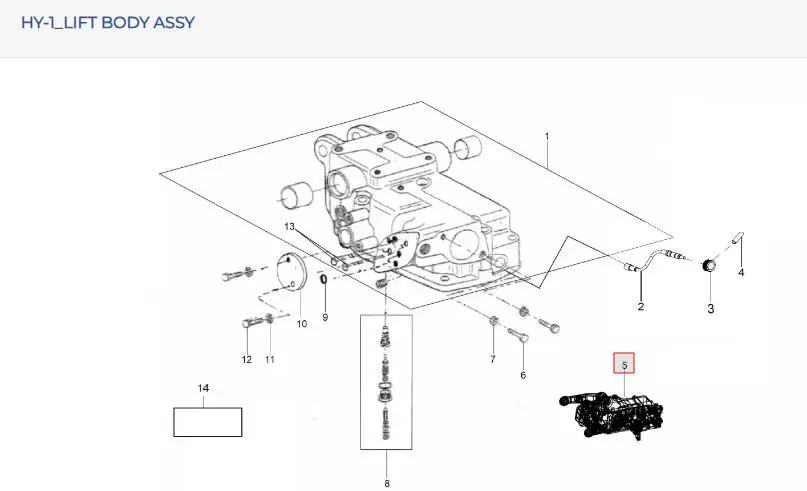 MITA HYDRAULIC ASSY