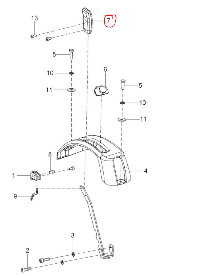 Knob (position lever)