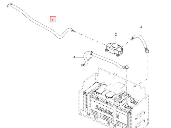 BATT CABLE +VE BDS TO STARTER