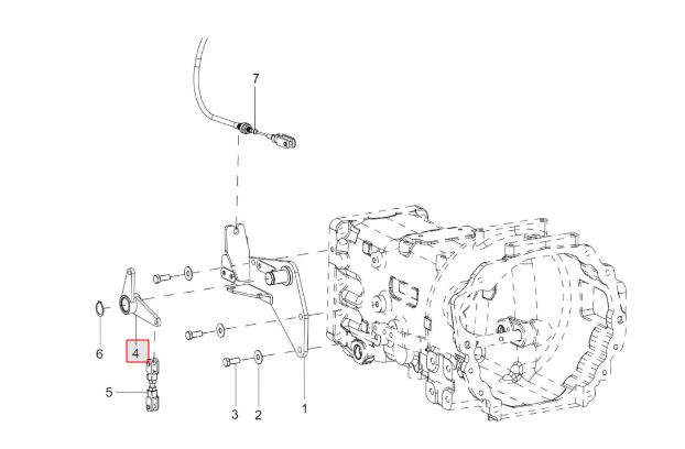 PTO LOWER LEVER ASSY