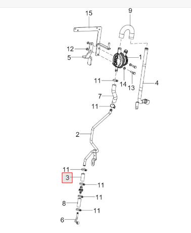 HOSE CCV DRAIN