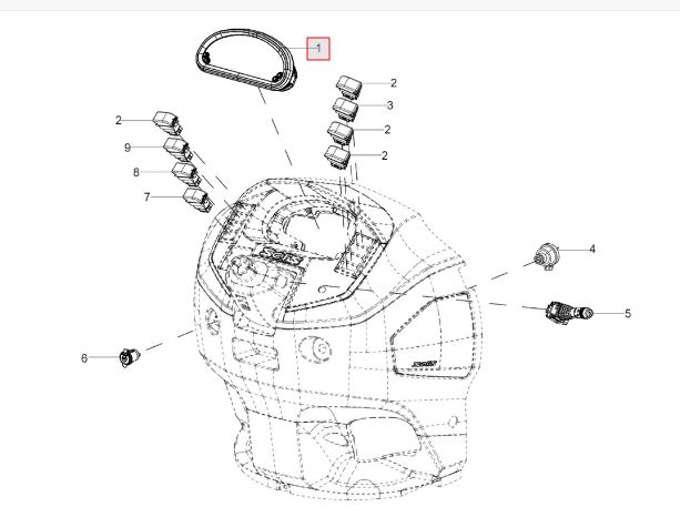 CLUSTER ASSY 90HP