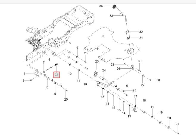 SPRING FOR SPEED PEDAL HST