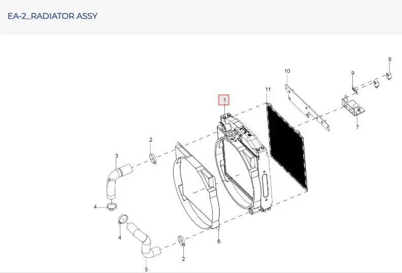 Radiator Assy. (Gardentrac) 26HP