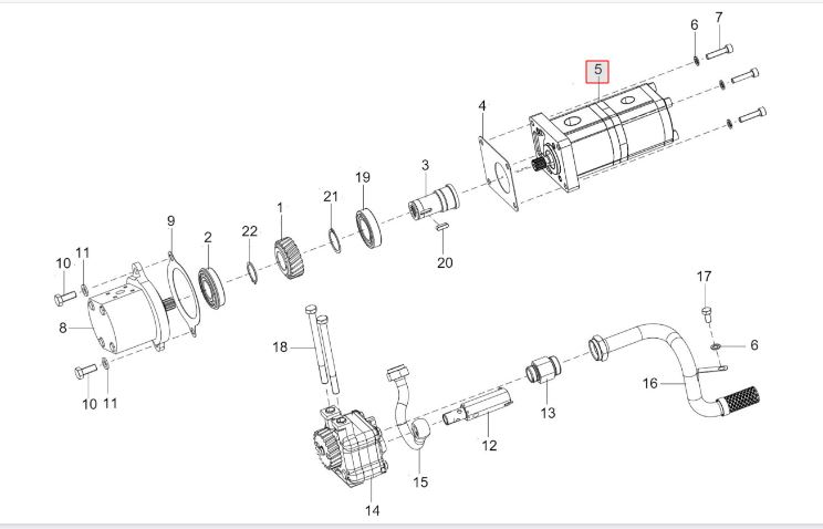 Hyd Pump 22.5CC