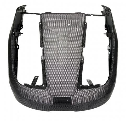 FRONT GRILL ASSEMBLY - BLACK PAINTED
