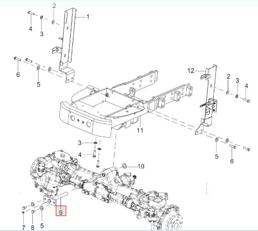 Pivot Pin Assy W/O hole