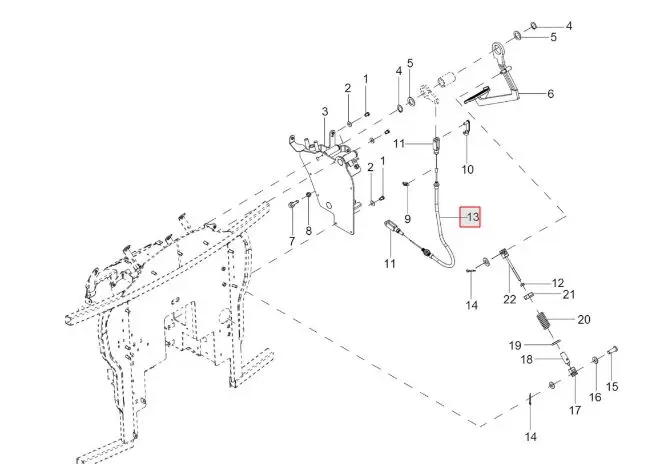 CLUTCH CABLE ASSY