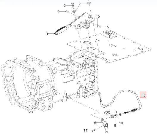 PARKING BRAKE WIRE ASSY 