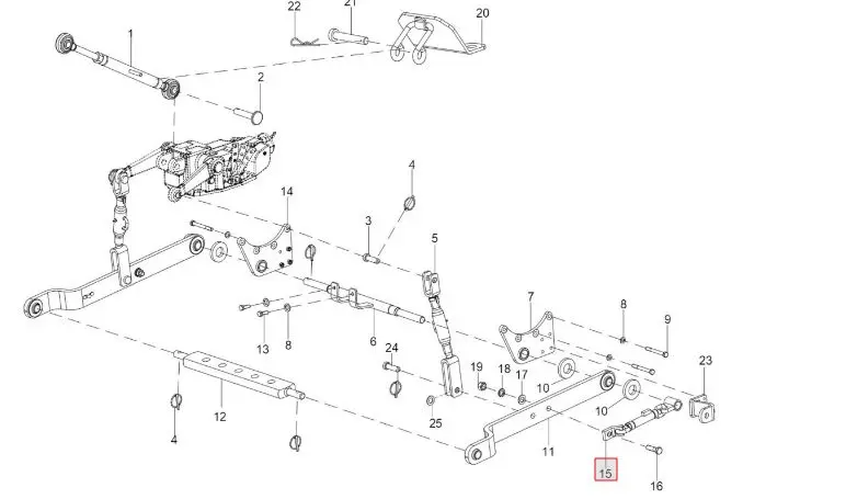 ADJUSTABLE ANCHOR CHAIN ASSY 