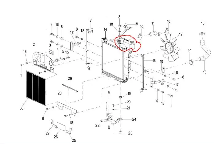 COOLANT RESERVOIR_300155235D