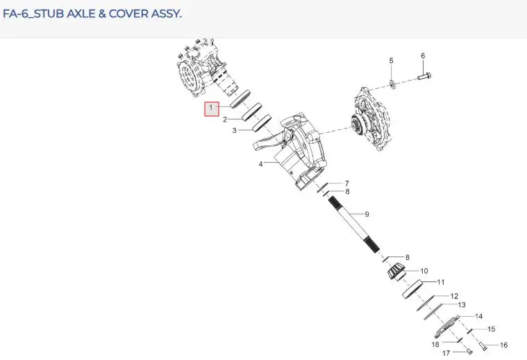 CASSETTE SEAL FRONT AXLE COVER 60X80X14