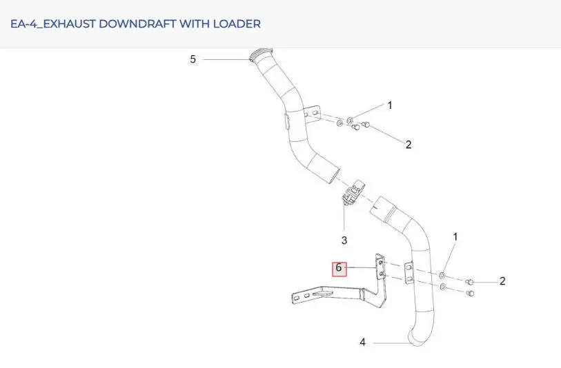 BKT FOR EXHAUST PIPE