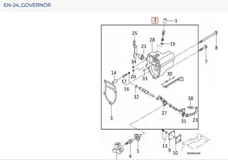 CASE ASSY,GOVERNOR