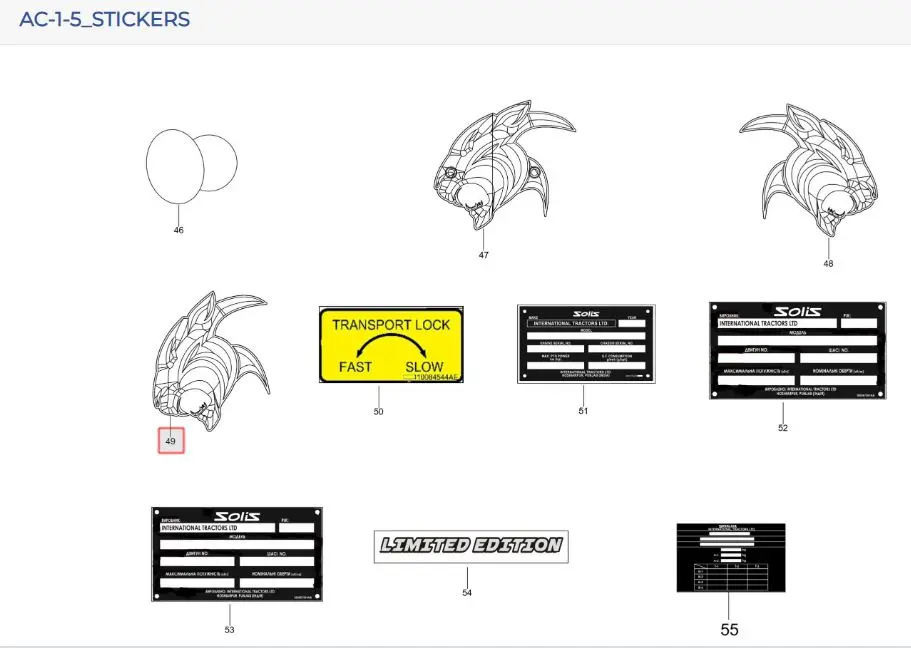 PANTHER LOGO PASTING TYPE LH 