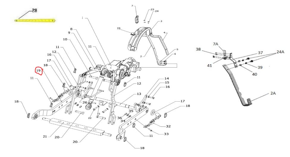Lower Link Assy LH & RH (1 piece)