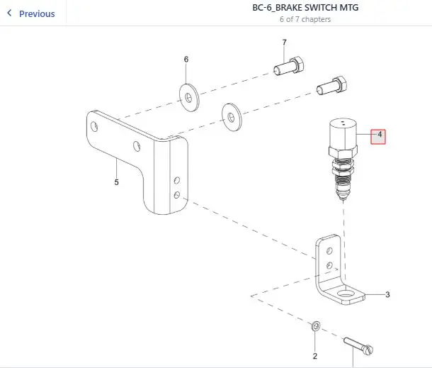 Clutch safety switch solis 20/26