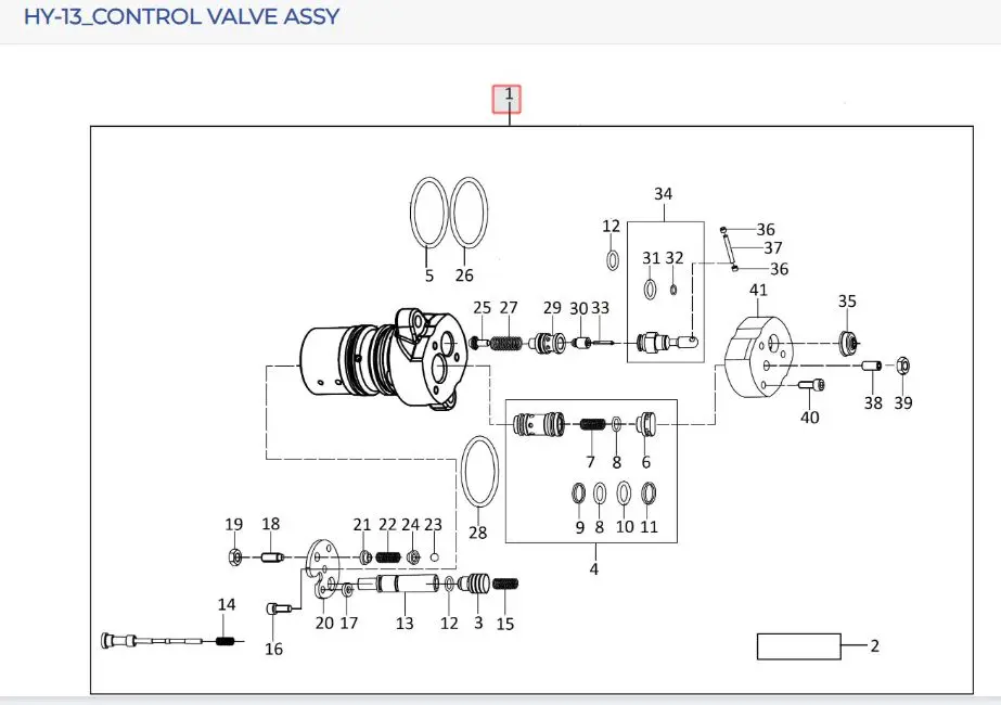 Control valve assy.
