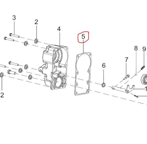 [solis-10051200aa-CSS] Gasket for Bearing Housing