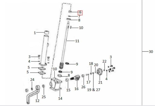 [solis-onderdelen-10012594aa-CSS] Lock Nut 3002124901