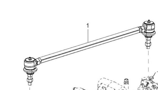 [solis-onderdelen-300126674a-CSS] Drag link assy (right)