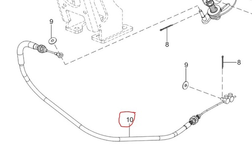 [solis-300117600afg-CSS] Hand Acc Cable Assy
