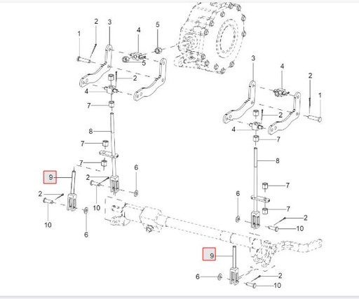 [solis-onderdelen-10023563bc-CSS] ACTUATOR FORK CUM TIE ROD (OIB)