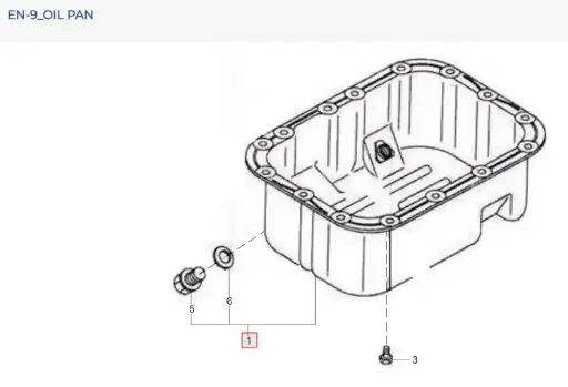 [solis-onderdelen-10054829aa-CSS] 		PAN ASSY, OIL