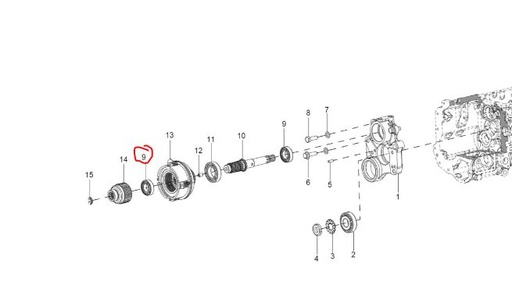 [solis-onderdelen-20005652aa-CSS] Ball Bearing 6005