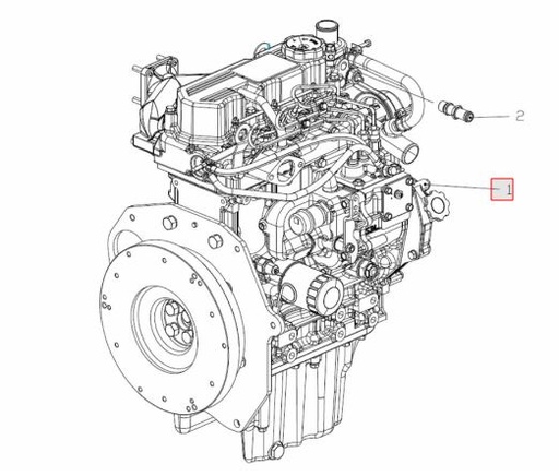 [300043623B (300043623A)] MHI ENGINE ( Mitsubishi ) STAGE V S3L2 26HP