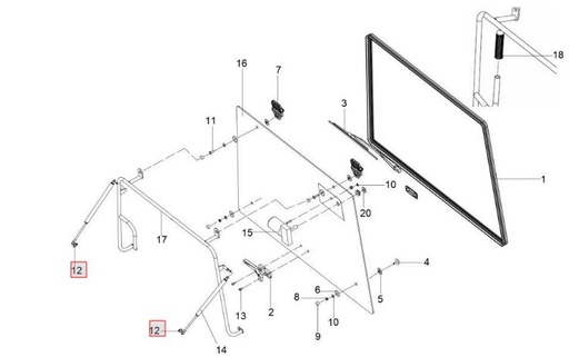 [solis-onderdelen-10085704aa-CSS] External circlip A-8 IS:3075