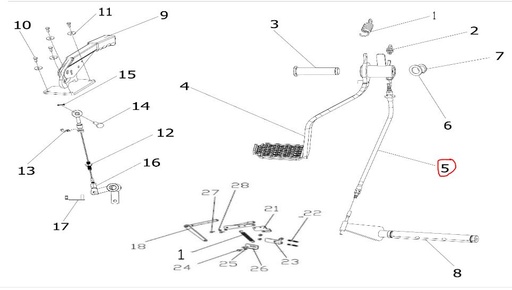 [solis-onderdelen-10095380ab-CSS] Clutch Wire