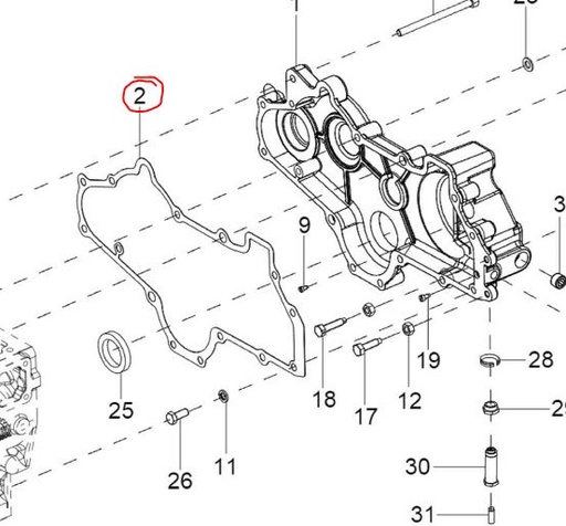 [solis-onderdelen-703002152c-CSS] Gasket Front Cover