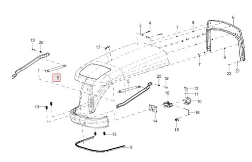 [solis-10017545ab-CSS] Gas spring for etrac 90