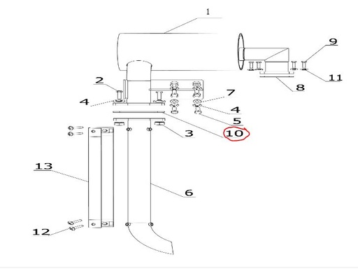 [solis-10029268aa-CSS] GASKET FOR EXHAUSTELBOW 3&4 Cyl.Tur
