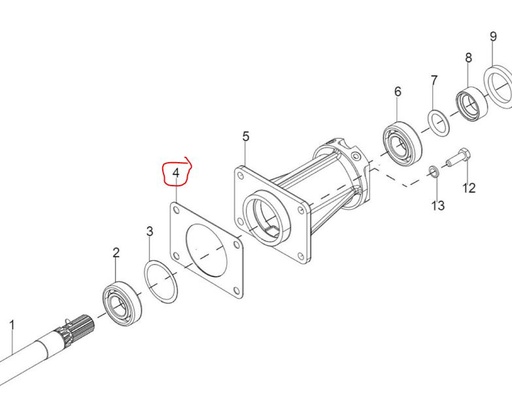 [solis-10051065aa-CSS 10054283AA] Gasket (T.P. Carrier)