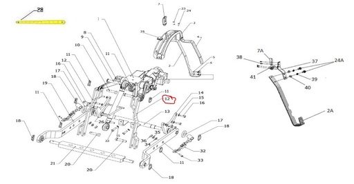 [solis-onderdelen-10052726ab-CSS] Lift Rod Assy