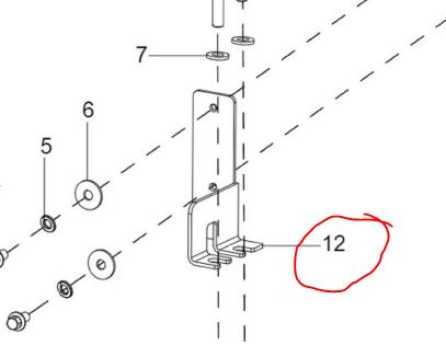 [solis-10053777aa-CSS] Fuel feed pump mtg. bkt