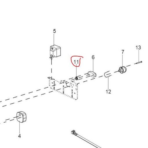 [solis-10053869aa-CSS] Grommet (for hole dia12)