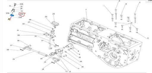 [solis-10056925aa-CSS] 4wd handle mtg bracket w/o paint
