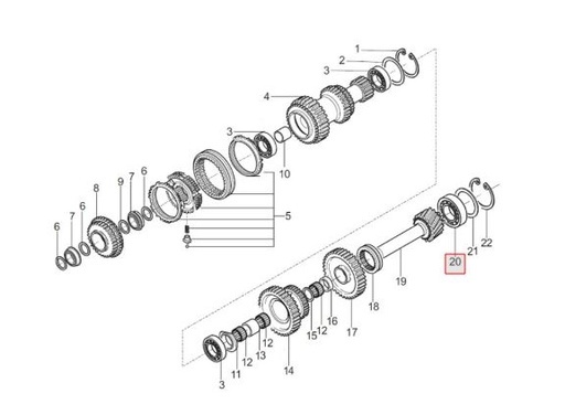 [solis-onderdelen-10081230aa-CSS] Bearing