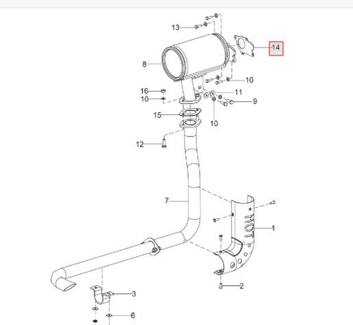 [10086329AA] Gasket 4 cyl (turbo) For Under Sile