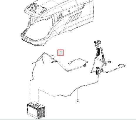 [solis-10086078aa-CSS] Battery cable positive